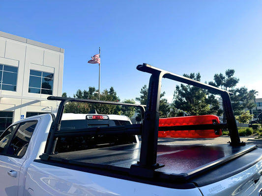 UBR-L006 Adjustable BlackTruck Bed Rack Cross Bar Fit Full-Size and Mid-Size Trucks - TKMAUTO