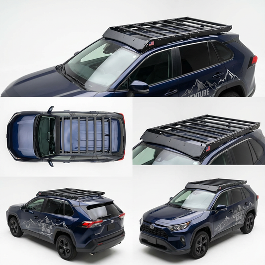 Toyota RAV4 Roof Rack | Full-Size Aluminum Cargo Rack | Fits 2019–2025