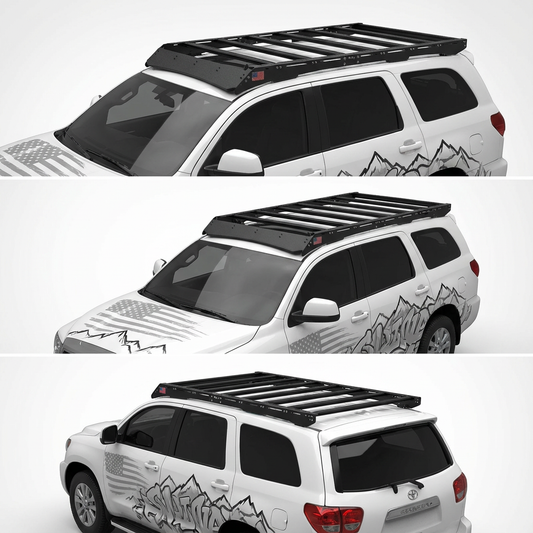 Toyota Sequoia Roof Rack | Full-Size Aluminum Cargo Rack | Fits 2008–2022