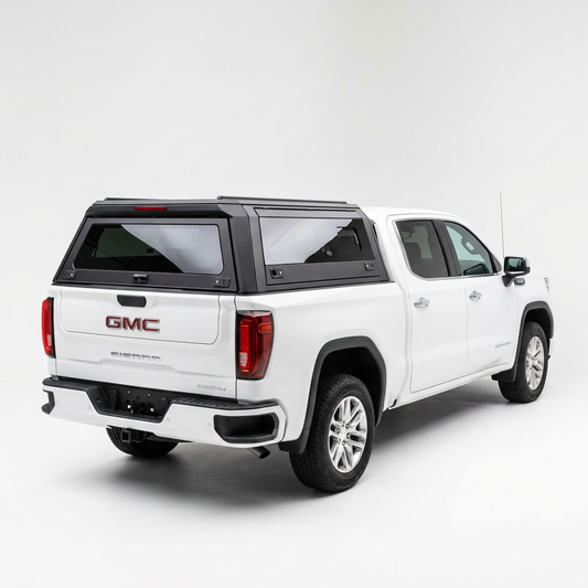 GMC Sierra & Silverado 1500 2019-2025 5.8ft | TKMAUTO Aluminum Truck Bed Cap Side Windows