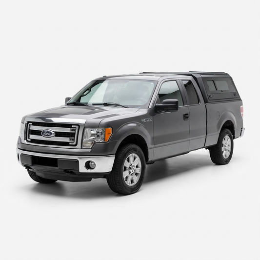 Ford F-150 2004-2014 Aluminum Truck Bed Cap with Windows 6.5ft | TKMAUTO
