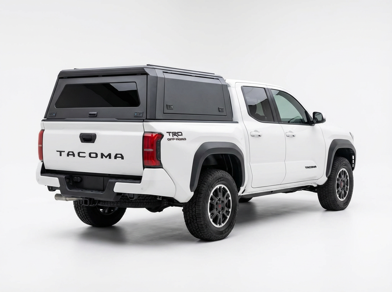 Toyota Tacoma Truck Bed Cap 2024-2026 6ft | TKMAUTO Aluminum Topper Canopy