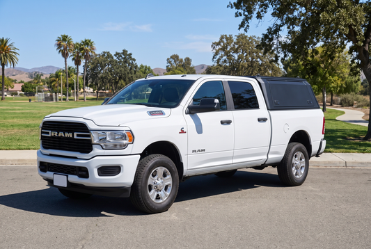 2016-26 Ram 2500 & 3500 6'4" Bed Aluminum Camper Shell | Truck Bed Cap & Bed Topper