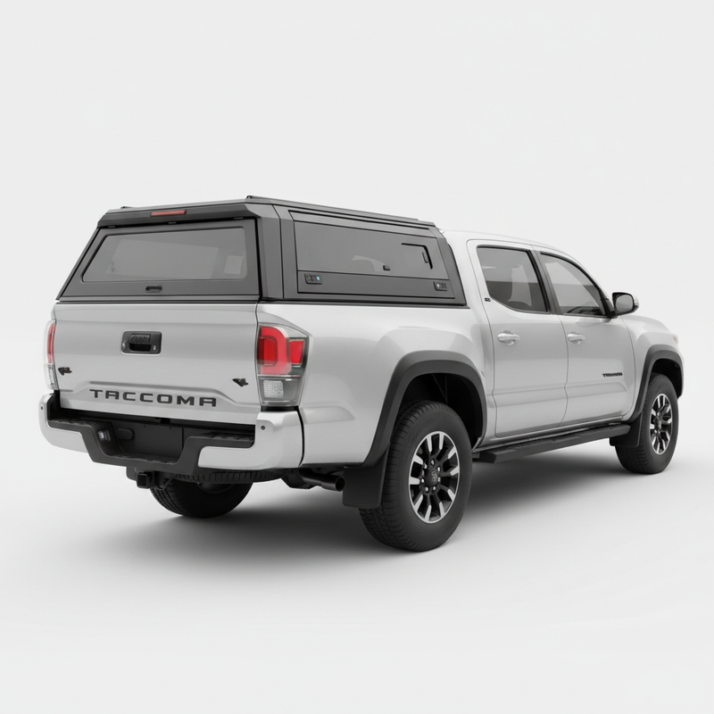 Toyota Tacoma Truck Bed Cap with Side Windows 2024-2026 6ft | TKMAUTO