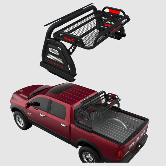 SRB-019 Black Sport Bar Roll Bar with Basket (SRB-M019)