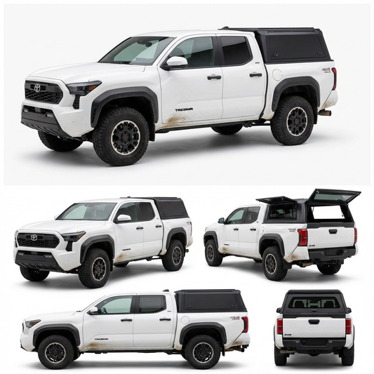 2016-2023 Toyota Tacoma Aluminum Truck Cap | 5.5ft Bed Heavy Duty Modular Topper
